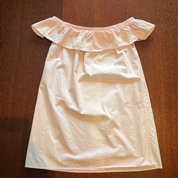 Light pink off the shoulder mini dress - Picture 4 of 5